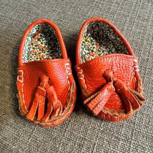 Little Monkey Dark Orange Mocassins